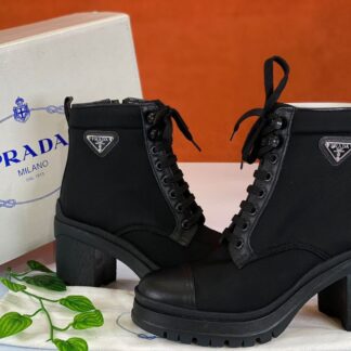 prada bot siyah ankle 8 cm topuk