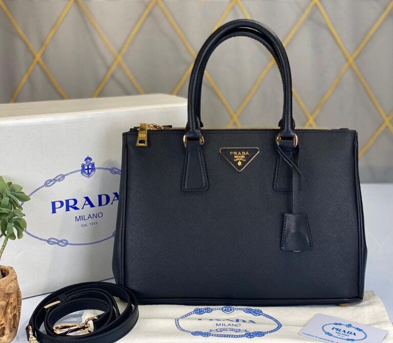 prada canta saffiano buyuk boy siyah 30x22x12 cm