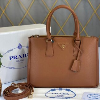 prada canta saffiano buyuk boy taba 30x22x12 cm