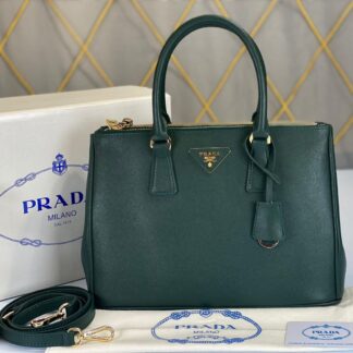 prada canta saffiano buyuk boy yesil 30x22x12 cm