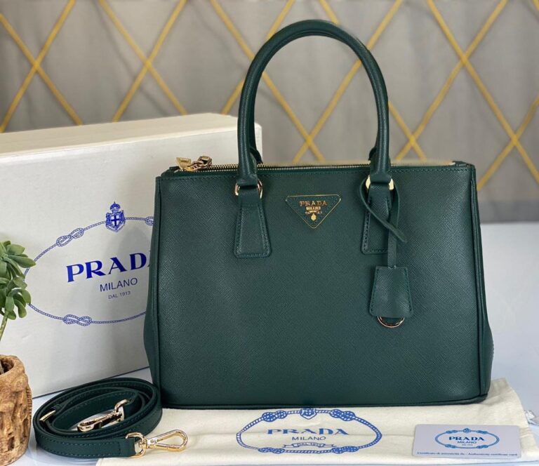 prada canta saffiano buyuk boy yesil 30x22x12 cm