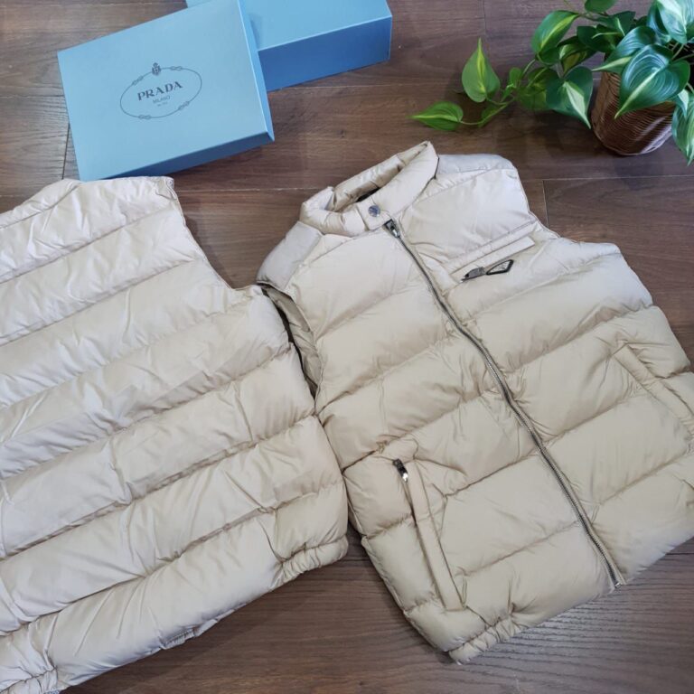prada yelek krem birebir