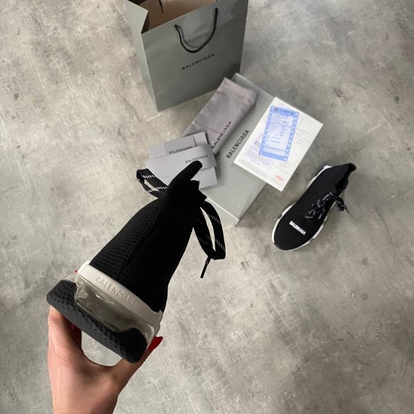 balenciaga ayakkabi erkek sneakers corap bot siyah beyaz
