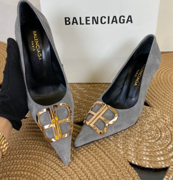 balenciaga ayakkabi suet fume 7 cm topuklu