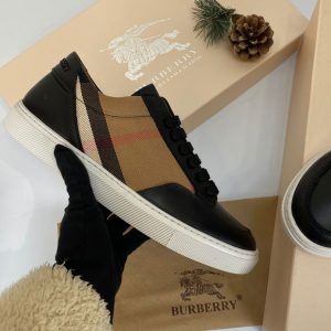 burberry erkek ayakkabi sneakers siyah classic