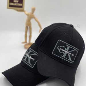 calvin klein sapka siyah gri yazili