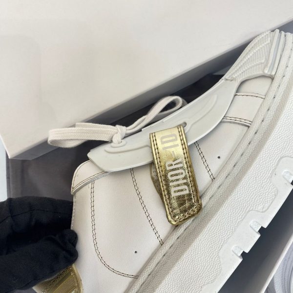 christian dior ayakkabi id sneaker beyaz gold