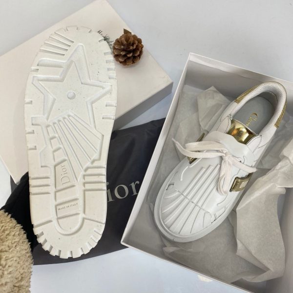 christian dior ayakkabi id sneaker beyaz gold