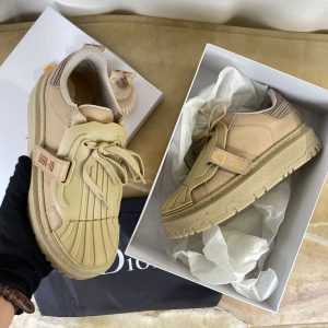 christian dior ayakkabi id sneaker nude camel