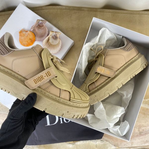 christian dior ayakkabi id sneaker nude camel