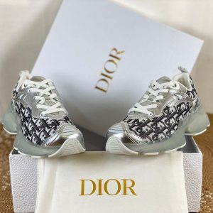 christian dior ayakkabi vibe sneakers monogram silver
