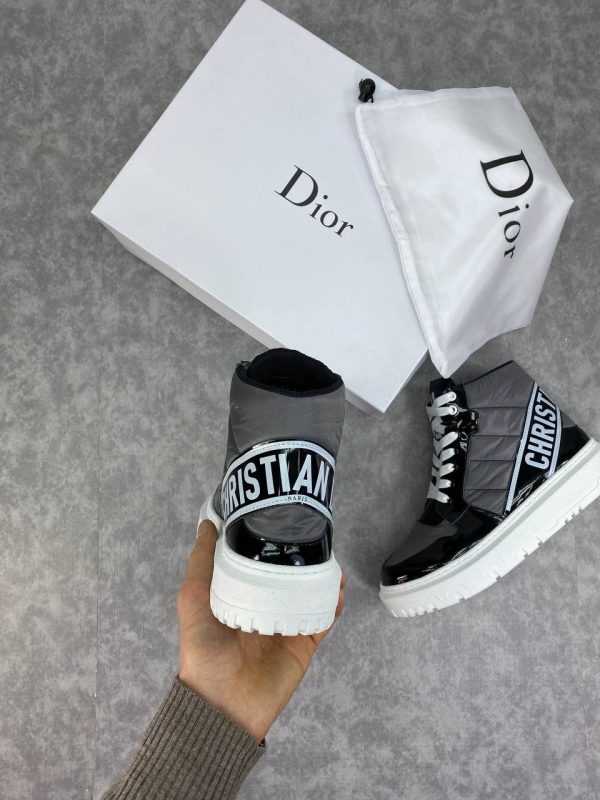 christian dior ayakkabi yarim bot sneaker gri siyah yeni sezon