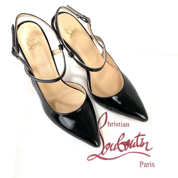 christian louboutin ayakkabi siyah rugan so kate sandals 11 cm