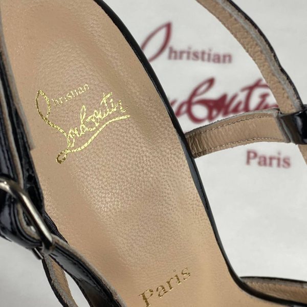 christian louboutin ayakkabi siyah rugan so kate sandals 11 cm