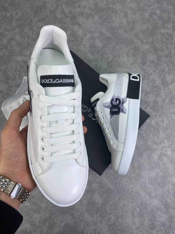 dolce gabbana ayakkabi sneaker siyah beyaz yildizli yeni sezon