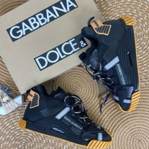 dolce gabbana ayakkabi sneakers siyah sari