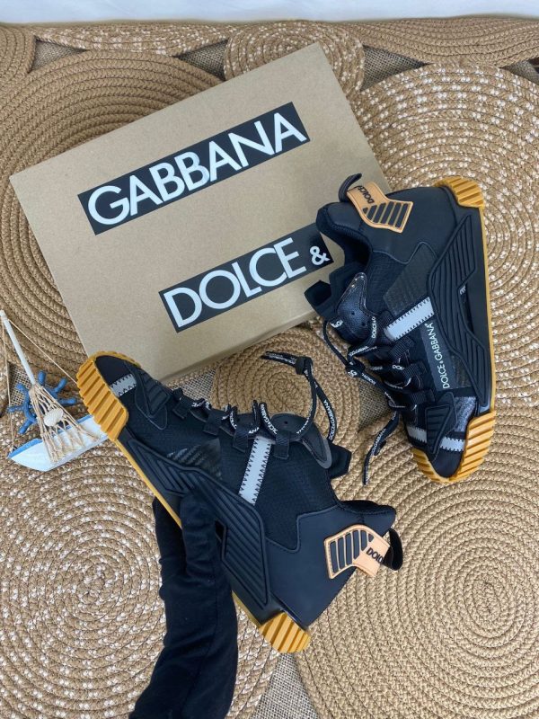 dolce gabbana ayakkabi sneakers siyah sari