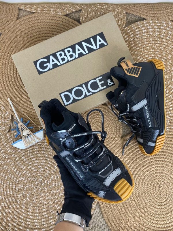 dolce gabbana ayakkabi sneakers siyah sari