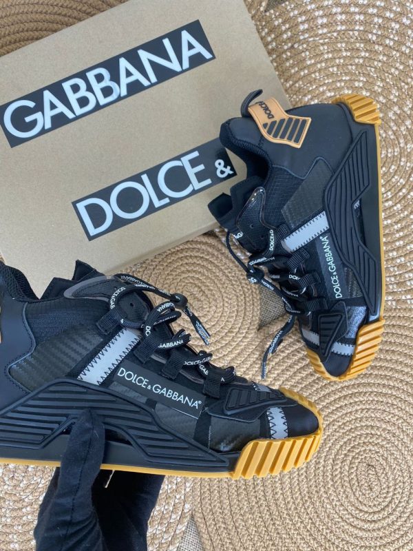 dolce gabbana ayakkabi sneakers siyah sari