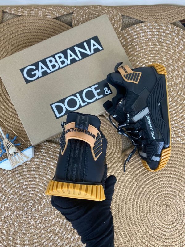 dolce gabbana ayakkabi sneakers siyah sari