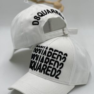 dsquared sapka beyaz dsquared2 logo yazi