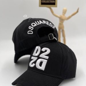 dsquared sapka d2 design logo siyah