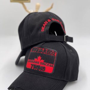 dsquared sapka kirmizi logo