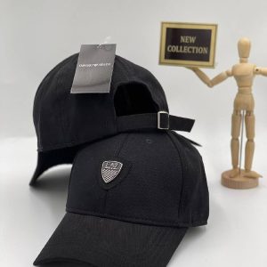 emporio armani sapka siyah logolu