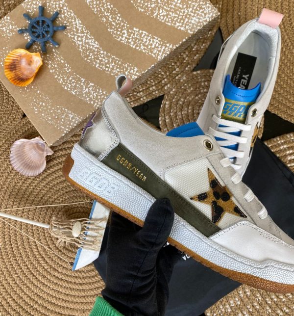 golden goose ayakkabi sneakers beyaz leopar