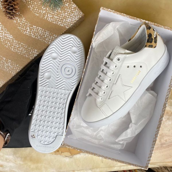 golden goose ayakkabi sneakers beyaz leopar vip