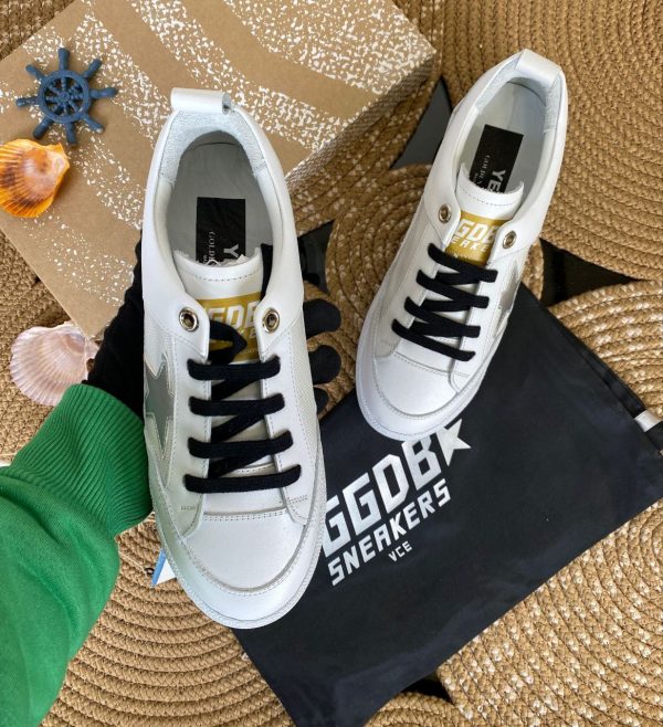 golden goose ayakkabi sneakers beyaz silver