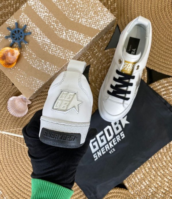 golden goose ayakkabi sneakers beyaz silver