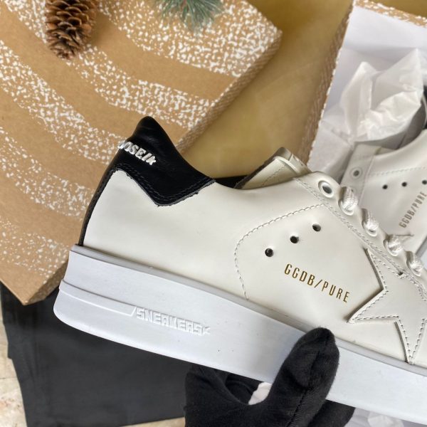golden goose ayakkabi sneakers beyaz siyah vip