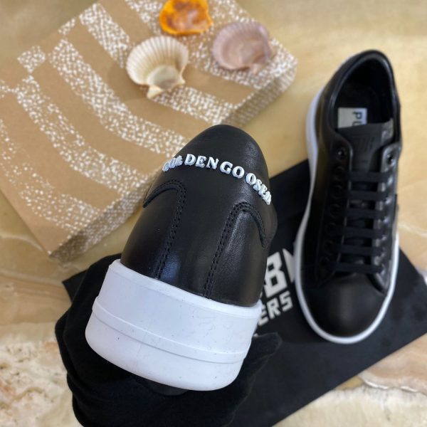 golden goose ayakkabi sneakers siyah beyaz vip