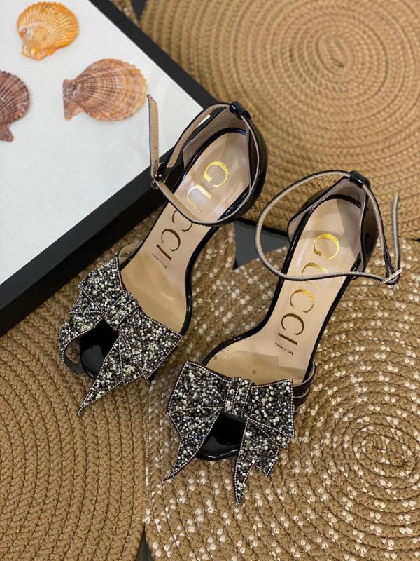 gucci ayakkabi 8 cm topuklu tasli