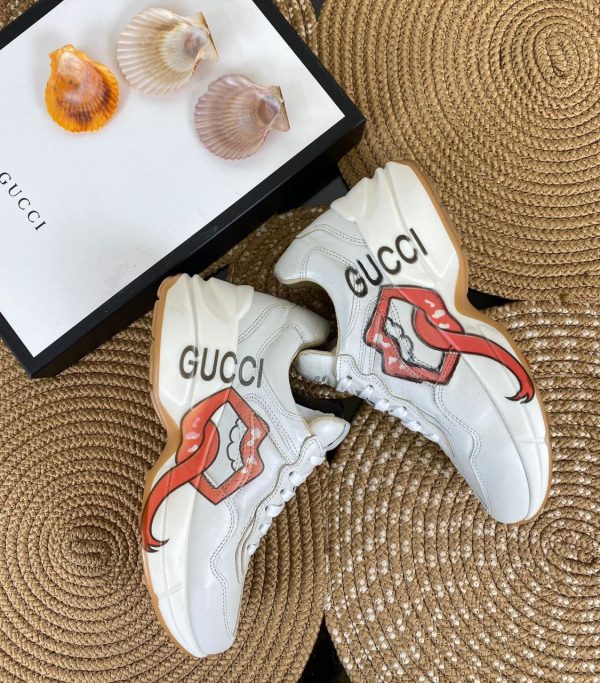 gucci ayakkabi rhtyon sneakers beyaz