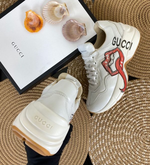 gucci ayakkabi rhtyon sneakers beyaz