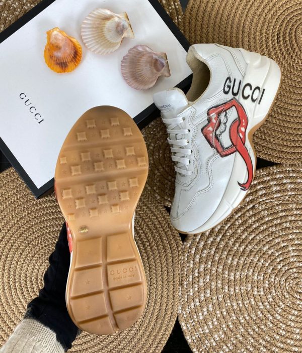 gucci ayakkabi rhtyon sneakers beyaz