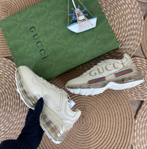 gucci ayakkabi sneaker rhyton seffaf taban