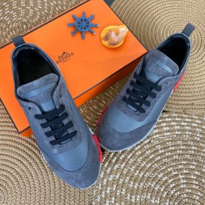 hermes ayakkabi sneaker s bouncing gri kirmizi
