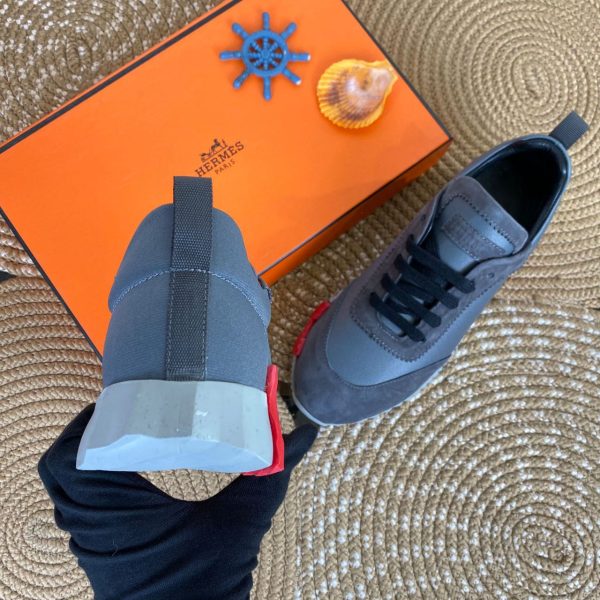 hermes ayakkabi sneaker s bouncing gri kirmizi
