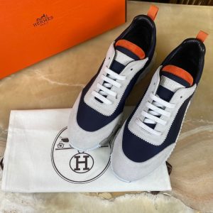 hermes ayakkabi sneakers bouncing lacivert ic strecth kumas