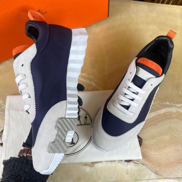 hermes ayakkabi sneakers bouncing lacivert ic strecth kumas