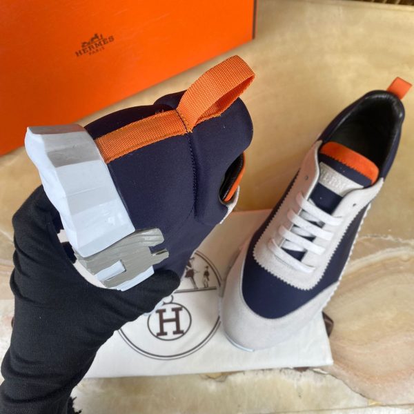 hermes ayakkabi sneakers bouncing lacivert ic strecth kumas