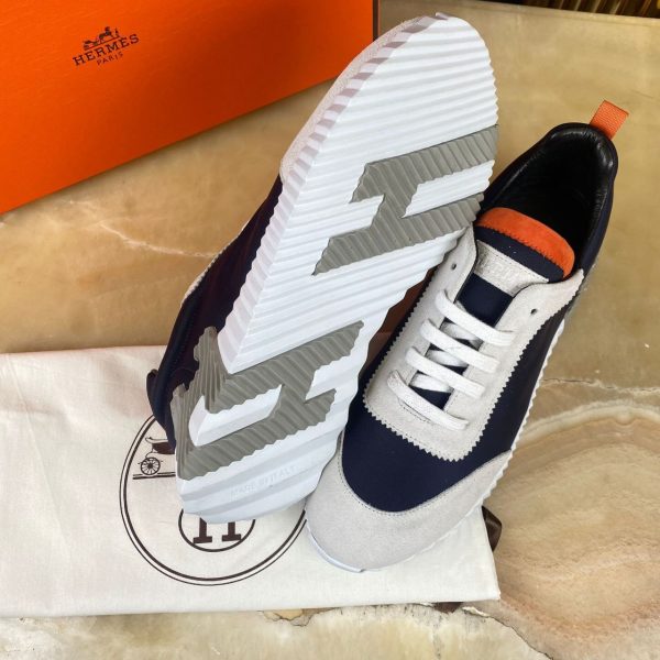 hermes ayakkabi sneakers bouncing lacivert ic strecth kumas