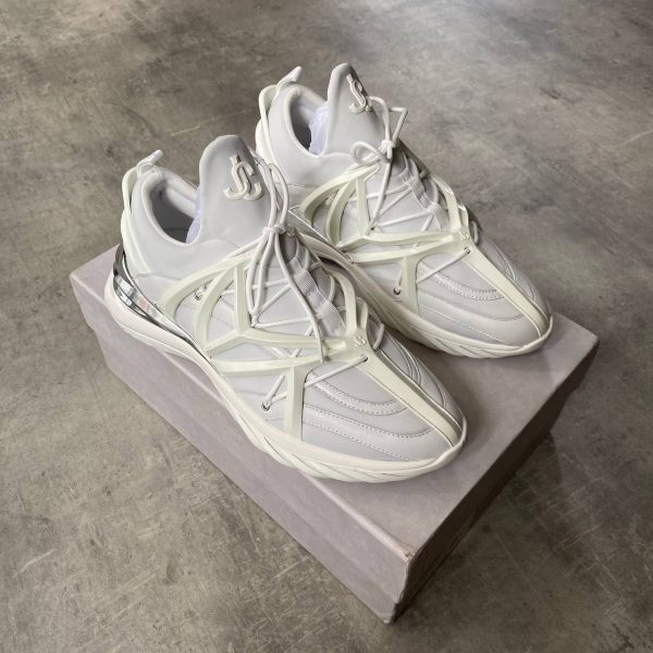 jimmy choo ayakkabi erkek sneakers beyaz