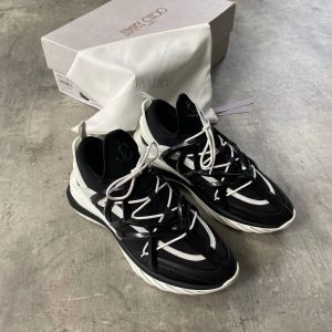 jimmy choo ayakkabi erkek sneakers siyah beyaz