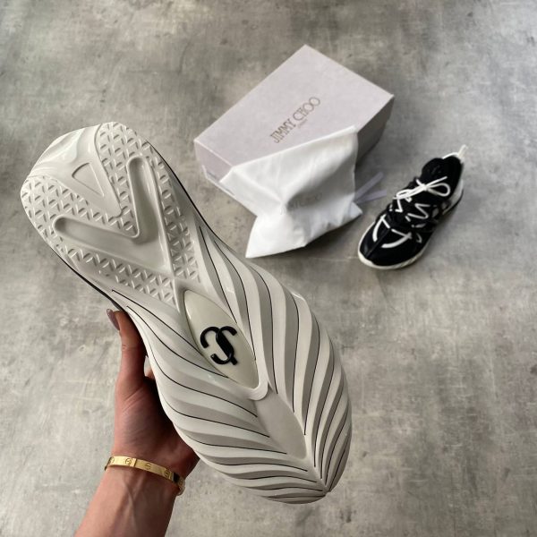 jimmy choo ayakkabi erkek sneakers siyah beyaz