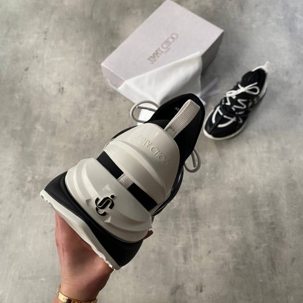jimmy choo ayakkabi erkek sneakers siyah beyaz