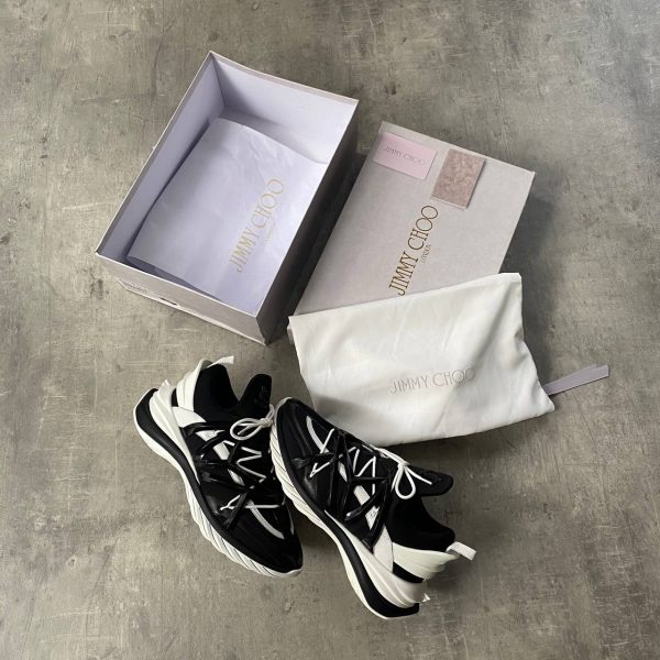 jimmy choo ayakkabi erkek sneakers siyah beyaz